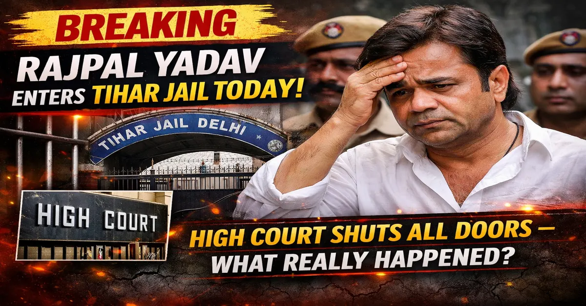 Rajpal Yadav outside Tihar Jail amid legal developments after Delhi High Court decision