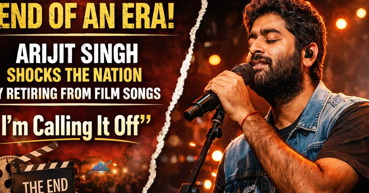 End of an era as Arijit Singh announces retirement from Bollywood film songs during a live performance